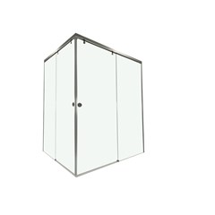 Gama Elite - cabine correr, porta suspensa vidro 8 mm