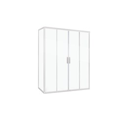 Gama Premium - Divisória abertura central vidro 6 mm
