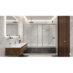 Gama High Quality - Frontal abertura central em  vidro 4 mm 