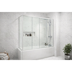 Gama High Quality - Frontal abertura central em  vidro 4 mm 