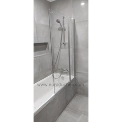  Gama Premium - Banda móvel rebatível para banheira vidro 6 mm